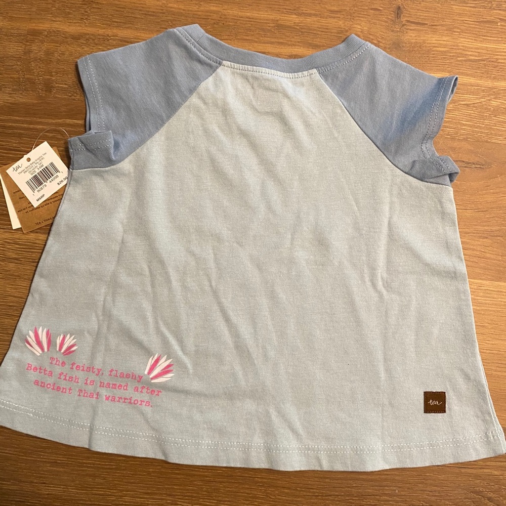 New w/tags Tea Collection tee size 3-6 months - Picture 2 of 2